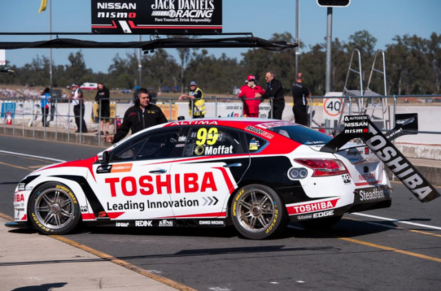 James Moffat endured a wild moment with this wing failure