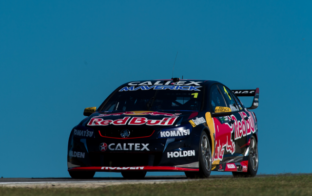 Jamie Whincup during practice at Barbagallo