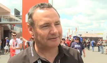 V8 Supercars course commentator Chris Jewell