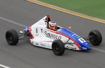 State-level competitor Jonathan Venter finished third in the opening round of the Formula Ford Championship at the Australian Grand Prix