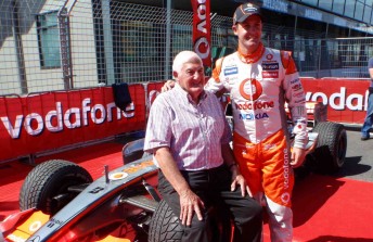 David Whincup with his dual V8 Champion son Jamie