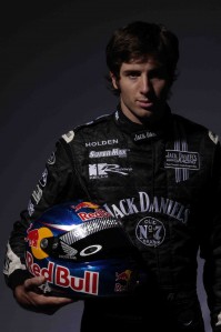 Rick Kelly with his new Red Bull helmet design