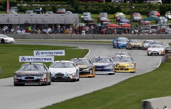 Owen Kelly leads the pack at Road America