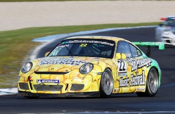 Knight competing at the recent Phillip Island GT3 Cup Challenge round