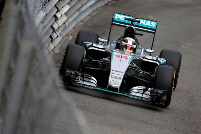 Lewis Hamilton swept to pole in Monaco