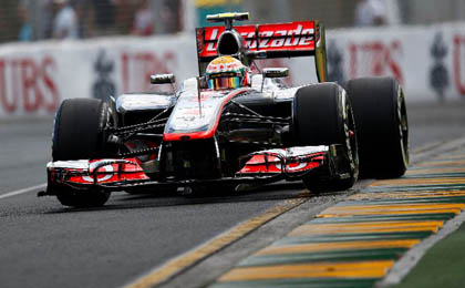 Lewis Hamilton will start the Australian Grand Prix from pole position