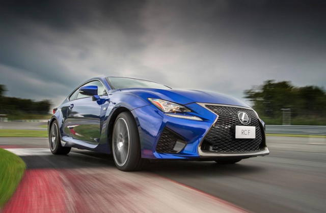 The Lexus RC F in its road going form