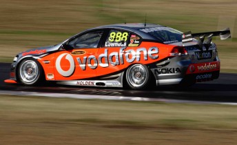 Craig Lowndes at Queensland Raceway today