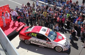 The Lowndes/Luff livery was the talk of the town on Wednesday