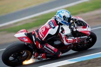 Carlos Checa was fastest aboard his Ducati