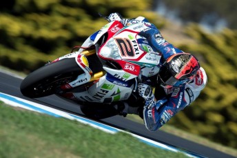 Leon Camier was quickest aboard his Suzuki