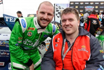 V8 racer Paul Dumbrell with his brother Lucas