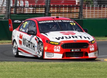 Marcos Ambrose in action at Albert Park