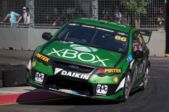 DJR ran three cars at Sydney Olympic Park, including Marcos Ambrose