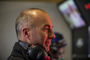 Marcos Ambrose was a keen observer in the DJRTP garage
