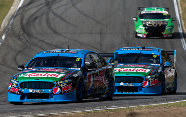 Winterbottom leading team-mates Mostert and David Reynolds at Barbagallo