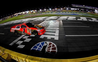 Jamie McMurray wins the Bank of America 500 at Charlotte