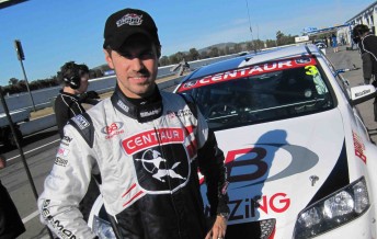 Tiago Monteiro at Winton in May for his first taste of V8 Supercars