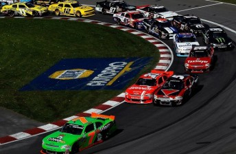 Danica Patrick leads the way at the Montreal Nationwide race earlier this month