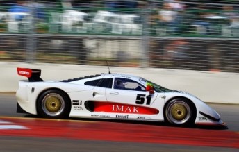 Andrew Macpherson in his Mosler at the Clipsal 500 this year