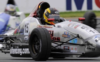 Chaz Mostert won the first round of the Australian Formula Ford Championship at Albert Park
