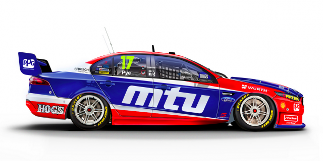 Both cars will run the blue and red scheme