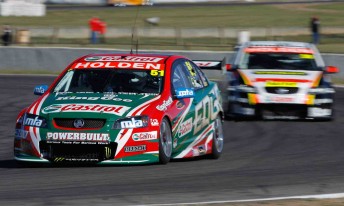 Greg Murphy and Russell Ingall at the last round at Winton 