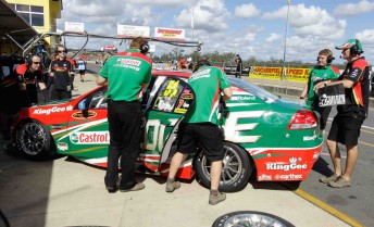 The Castrol EDGE Racing team at Queensland Raceway