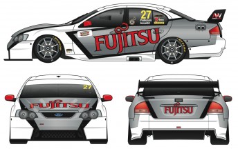 The livery that the #27 Fujitsu Racing Falcon Wildcar entry will run at Phillip Island and Bathurst