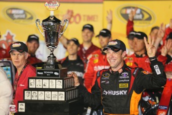 Kenseth has scored his third win of the year with victory at Darlington 