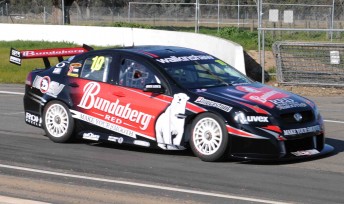 Nick Percat is at Winton today, driving the revised designed car in his rookie/evaluation day