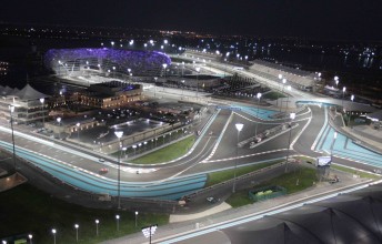 The Yas Marin Circuit from above during last weekend