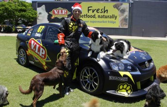 Steve Owen at the launch of the VIP Petfoods sponsorship in December