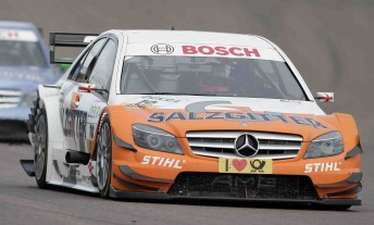 Gary Paffett in his Merecedes DTM race car. Could the German maker join V8 Supercars in the near future?