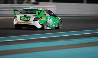 Paul Dumbrell at the Yas Marina Circuit last weekend