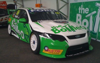 The Bottle-O Racing Ford Falcon FG that Dumbrell will drive in next year