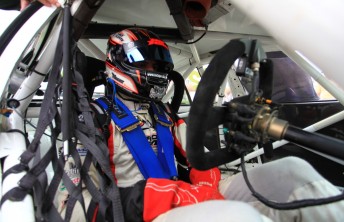 Nick Percat inside the Jay Motorsport