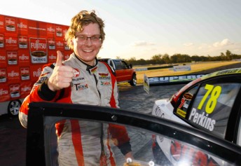 Jack Perkins won a race at Queensland Raceway earlier this year