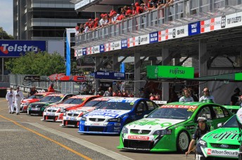 The moveable pit lane structure that was used at the Sydney Telstra 500 has been earmarked for use at the Australian Grand Prix