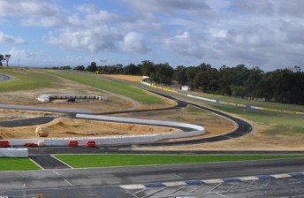 The duel pit lane entries at Barbagallo Raceway