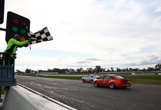 The IROC Series kicked off with a six-car field