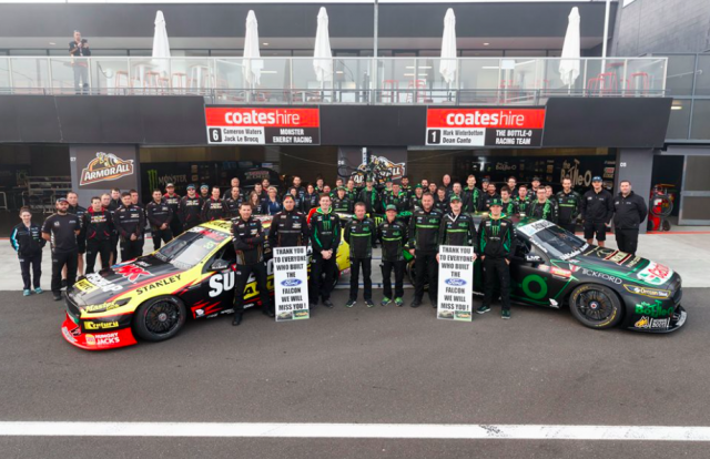 The Prodrive team paid tribute to Ford workers at Bathurst