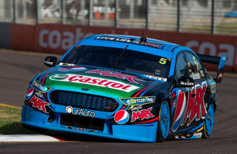 Mark Winterbottom on the way to a double victory in Townsville
