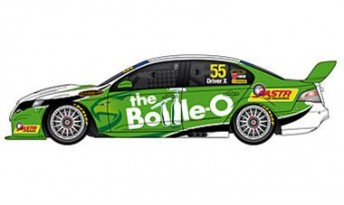 The livery of the 2010 The Bottle-O Racing FPR Falcon FG
