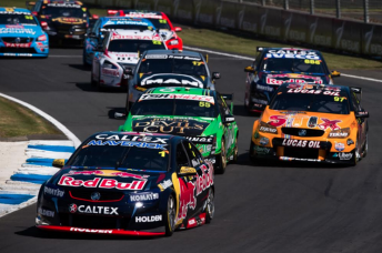 Whincup led every lap on the way to victory