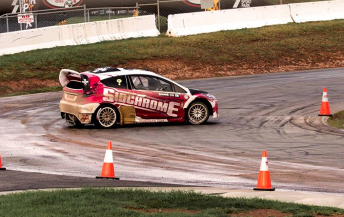 The Extreme Rallycross test car at Eastern Creek earlier this year