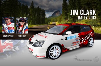 Adam Spence and Erin Kelly to campaign a Honda Civic Type R in the Jim Clark Rally