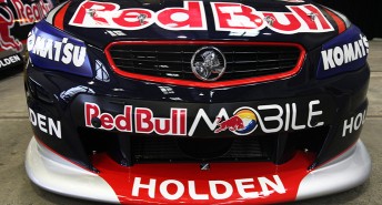 The front of the new Red Bull Racing Australia Commodore