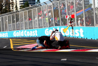 The Turn 1 tyre bundle caused the day