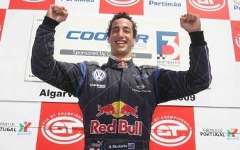 Daniel Ricciardo won the British F3 title and marked himself as a young man to watch in the future